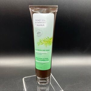 NEW AHAVA DEAD SEA ESSENTIALS Tea Tree Oil Foot Cream Size 5.1 fl.oz